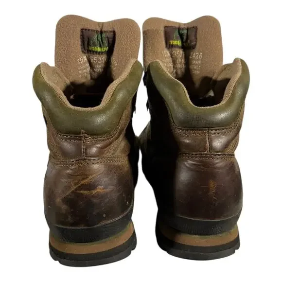 Timberland Waterproof Leather Hiking Boots Brown Men’s 10M Trail Outdoor Lace-Up - Picture 5 of 8